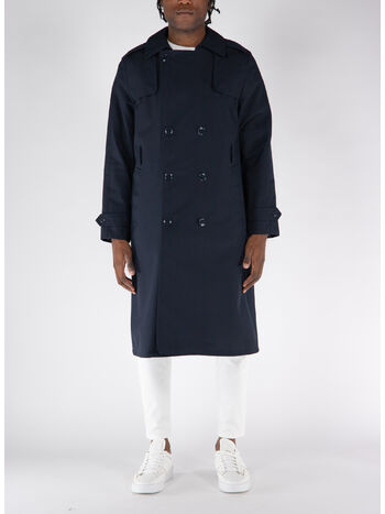 TRENCH FREE GABARDINA, 05 BLU NAVY, small