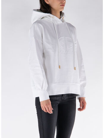 FELPA HOODIE HARVARD, 8000 WHITE, small