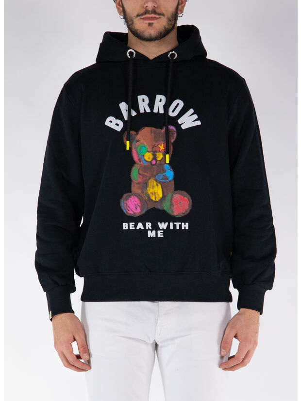 FELPA HOODIE BEAR WITH ME, 110 BLACK, large