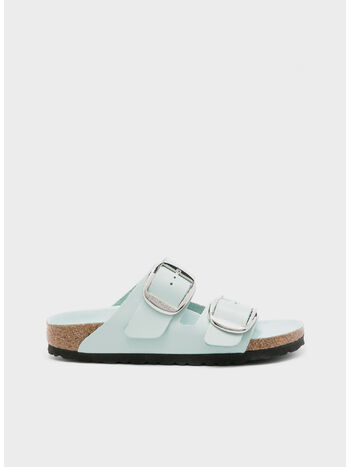 CIABATTA ARIZONA BIG BUCKLE SHINE, SURF GREEN, small