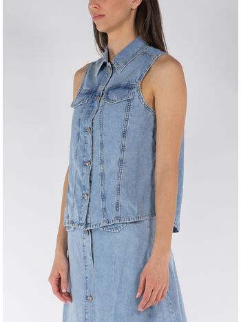 CAMICIA DENIM CHAMBRAY, A1294, small