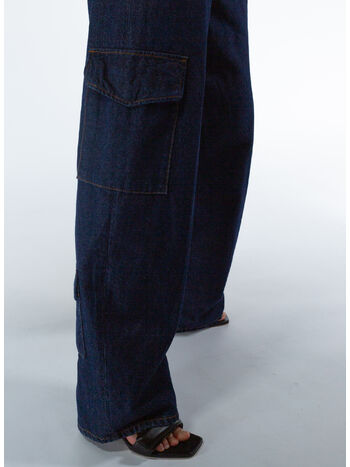 JEANS BETHANY CARGO, L0693 BLUE RINCE, small