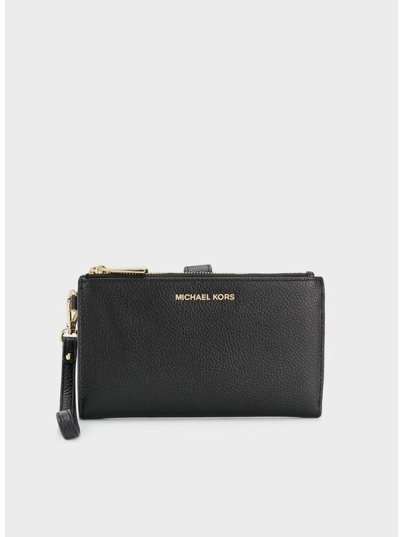 PORTAFOGLIO WRISTLET JET SET, 001 BLACK, medium