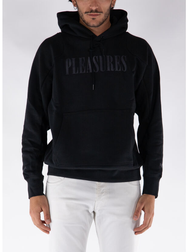 FELPA HOODIE PLEASURES, 01 Puma Black, large