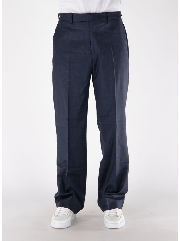 PANTALONE CHINO CON PINCES RELAXED, 200 NAVY, large