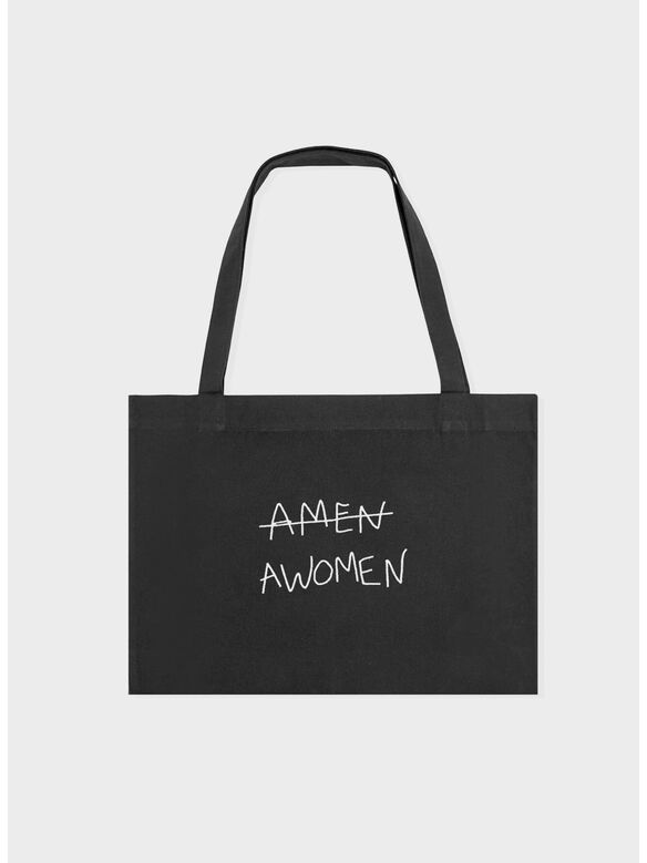BORSA DA SHOPPING AMEN AWOMEN, BLACK, medium