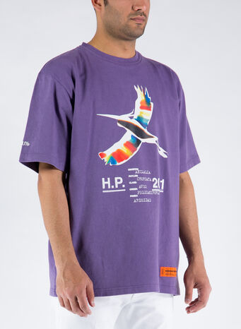 T-SHIRT OS RAINBOW, 3501PURPLEWHITE, small