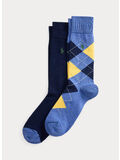 CALZINI POLO 2 PAIA, BLUE NAVY, thumb