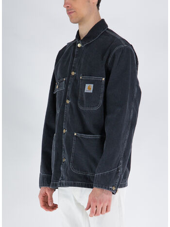 GIUBBOTTO OG CHORE, 8960 BLACK HEAVY STONE WASH, small