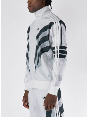 FELPA FULL ZIP PREMIUM PRINT CURVED 3-STRIPES, CLOWHI, small