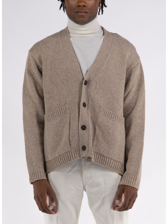 CARDIGAN LANGDALE, OATMEAL, medium