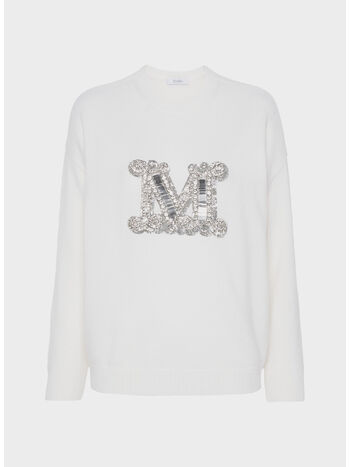 MAGLIONE GIROCOLLO VICOLO, 043 WHITE, small
