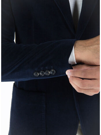GIACCA IN VELLUTO, 012 DARK NAVY, small