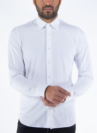 CAMICIA OXFORD, 09BIANCO, small