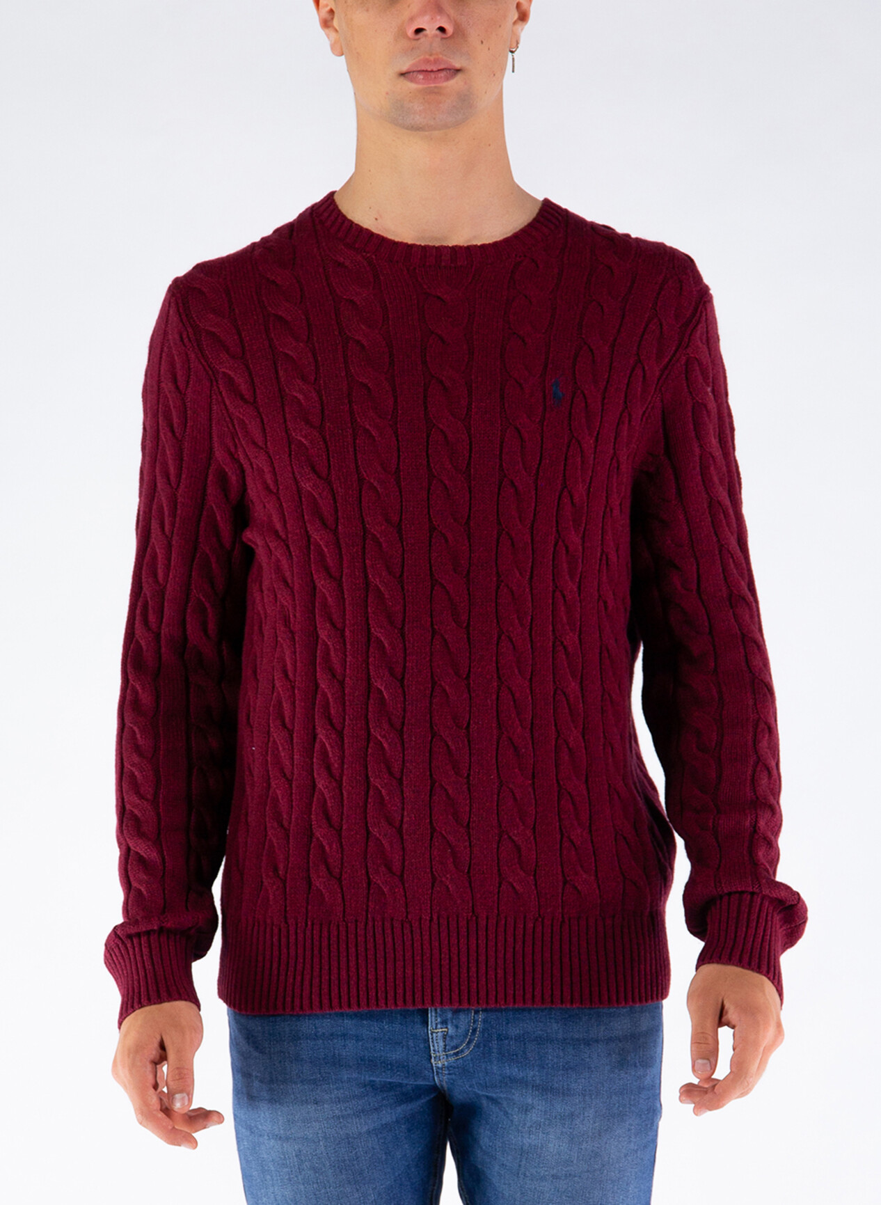 Maglione ralph top lauren rosso