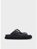 SANDALO SABOT BEATRIZ, BLACK, thumb