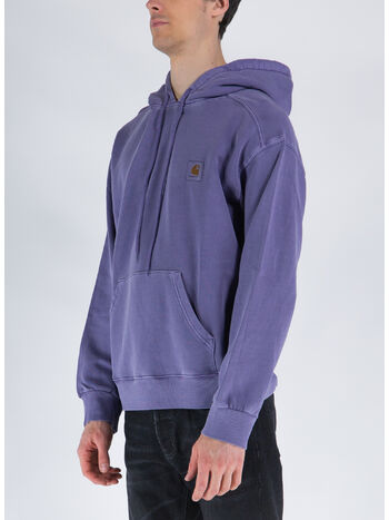 FELPA NELSON CON CAPPUCCIO, 1D3GD ARRENGA GARMENT DYED, small