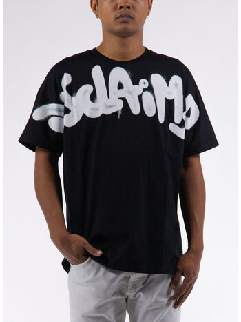 T-SHIRT CON LOGO, NERO, small