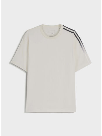 T-SHIRT GRADIENT 3STRIPES, CWHITE, small