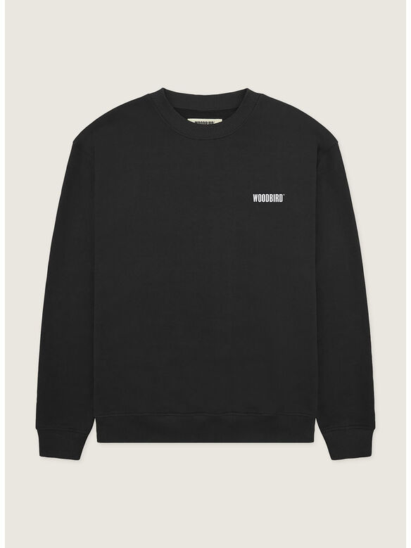 FELPA GIROCOLLO WBCANE FOUNDED, BLACK, medium