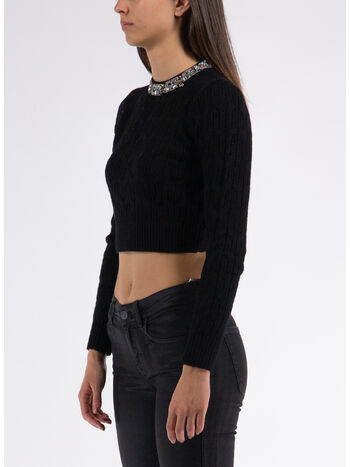 MAGLIA TRICOT, 110 NERO, small