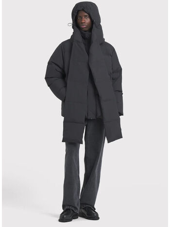 CAPPELLO DOWN HOOD, BLACK, small