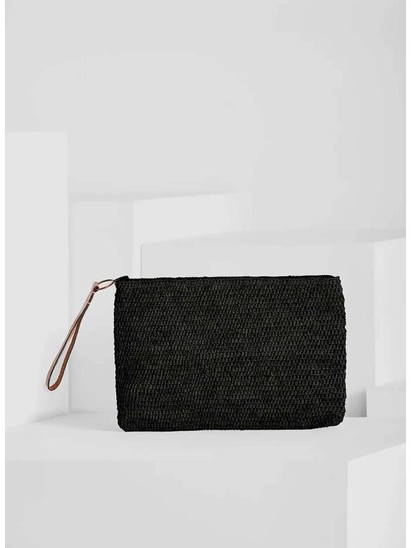 POCHETTE AMPY, BLACK, medium