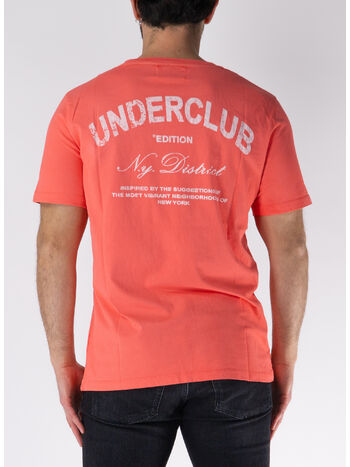 T-SHIRT GIROCOLLO A MANICHE CORTE, ROSSO, small