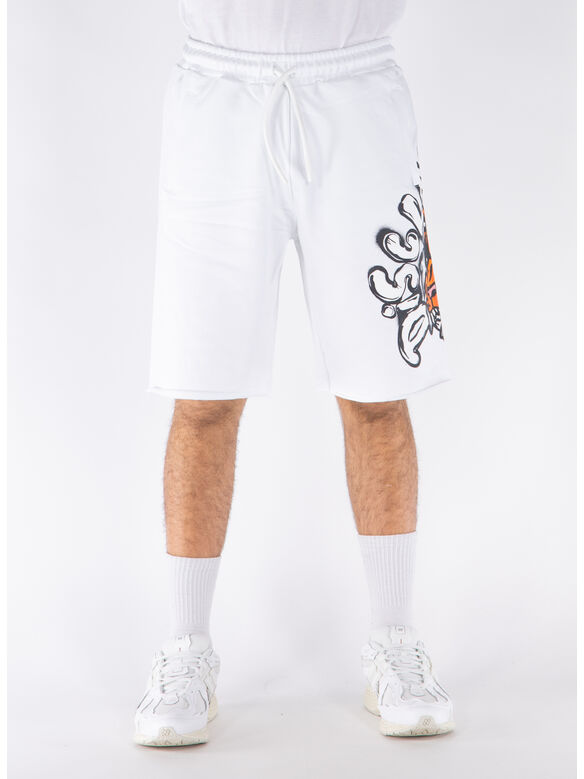 SHORTS LOGO, BIANCO, medium