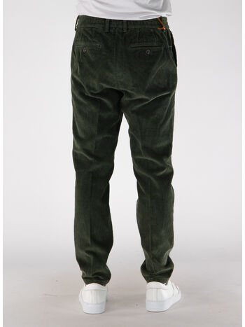 PANTALONE IN VELLUTO MITTE, 695 VERDE, small