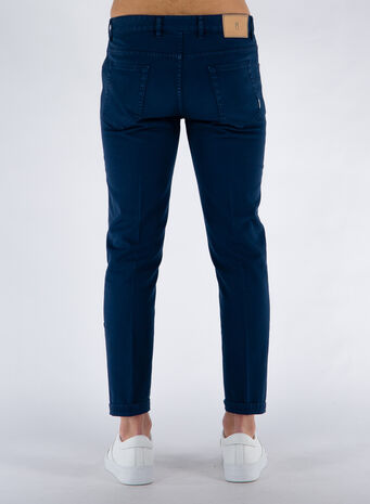 PANTALONE 5 TASCHE, Y369BLUNAVY, small