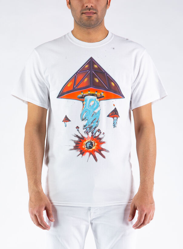 T-SHIRT DOOMSDAY, WHITE, large