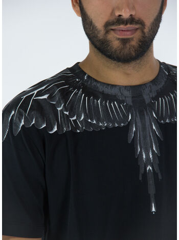 T-SHIRT ICON WINGS REGULAR, 1010 BLACK BLACK, small