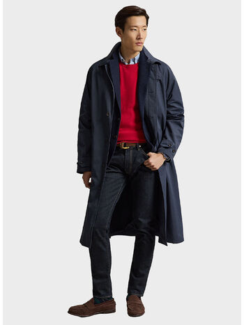 MAGLIONE CON LOGO RICAMATO, PARK AVE RED, small