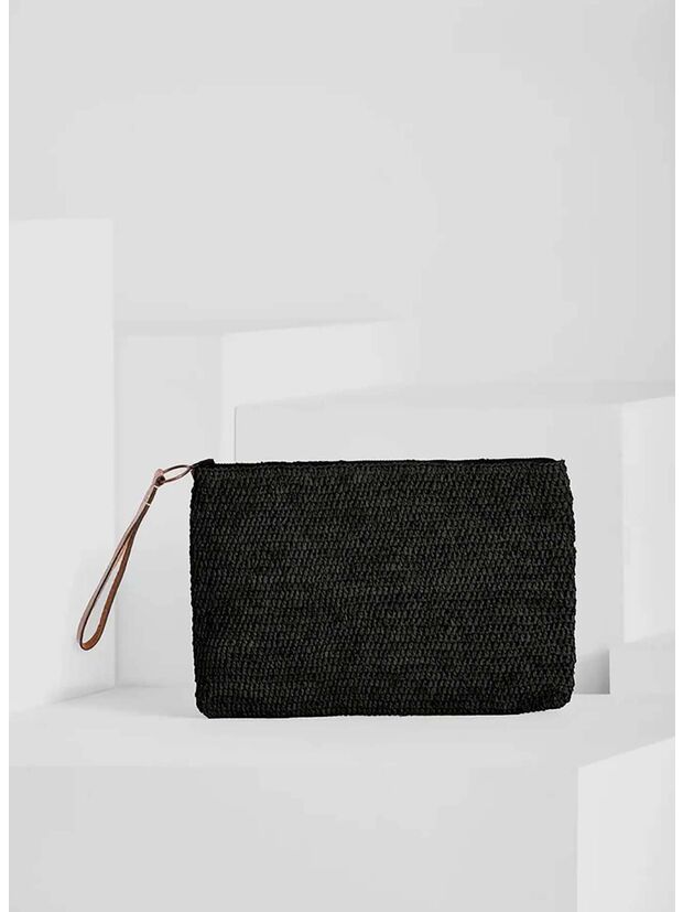 POCHETTE AMPY, BLACK, large