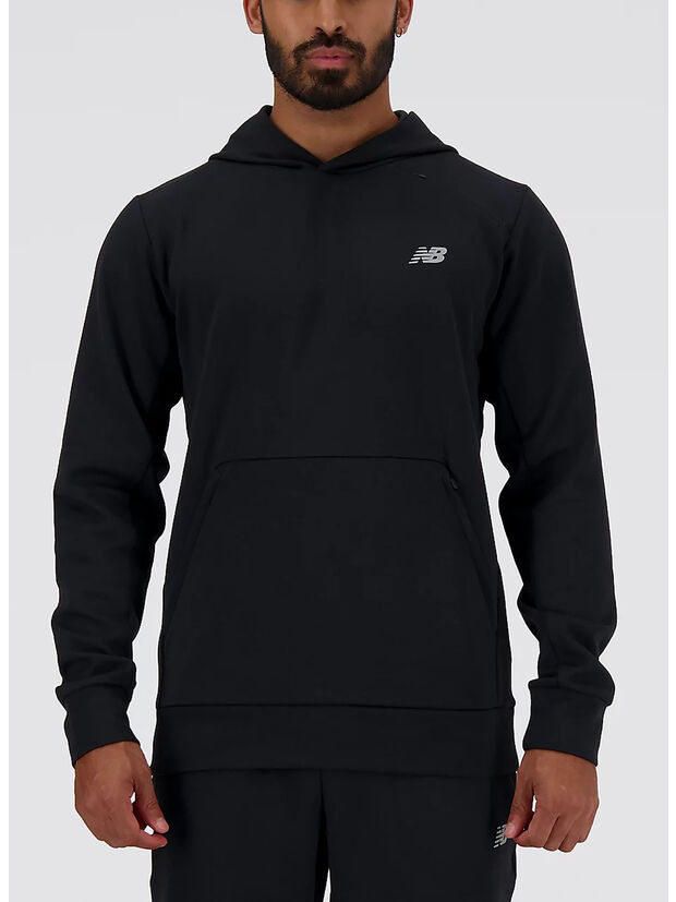 FELPA HOODIE IN MAGLIA TECH, BK, large