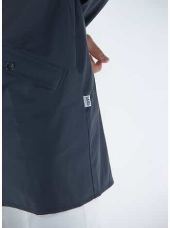 GIACCA IMPERMEABILE LUNGA, 47NAVY, small