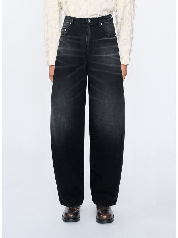 JEANS ATLAS CUT, SMOKE BLACK, large