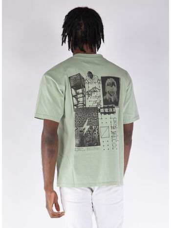 T-SHIRT HAZARDOUS VOLTAGE, 28V.67 DESERT SAGE, small