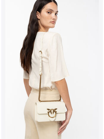 BORSA LOVE, Z14Q BIANCO ORO, small
