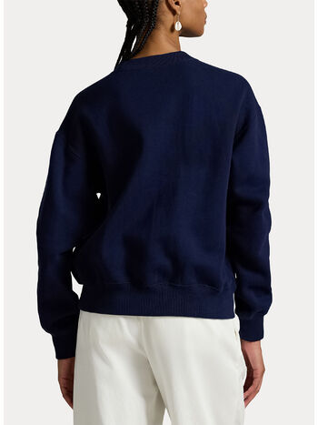 FELPA RICAMATA, CRUISE NAVY, small