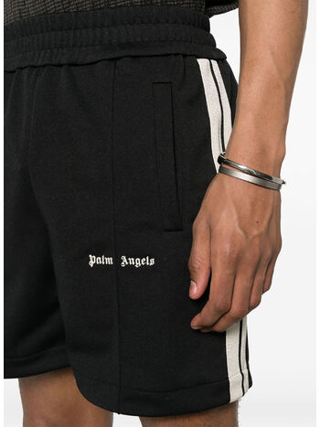 SHORTS SPORTIVI CON LOGO, 1003 BLACK OFF WHITE, small