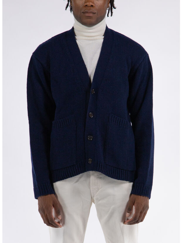 CARDIGAN LANGDALE, NAVY, large
