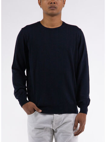 MAGLIONE GIROCOLLO RASATO, , small
