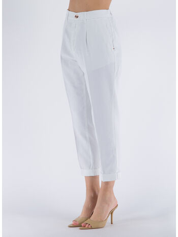 PANTALONE FEBE, 1000 BIANCO, small