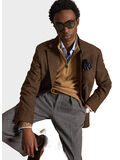 MAGLIONE MEZZA ZIP, CROUTON TAN HEATHER, thumb