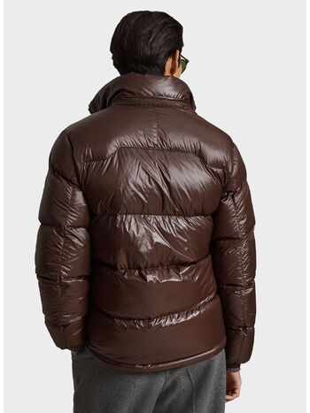 PIUMINO TRAPUNTATO, NUTMEG BROWN GLOSSY, small