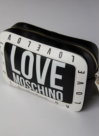 TRACOLLA SCRITTA LOGO, 000NERO, small