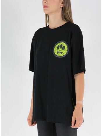 T-SHIRT CON LOGO, 110 NERO, small