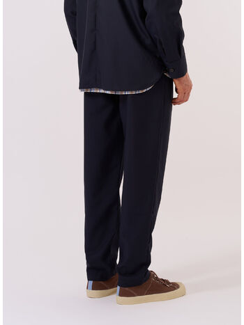 PANTALONE TROPICAL SUITING MILITARY CHINO, NAVY, small